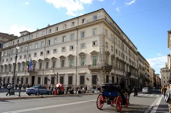 Palazzo Chigi - Photo credit: Giovanni Dall'Orto, 29-Mar-2008.