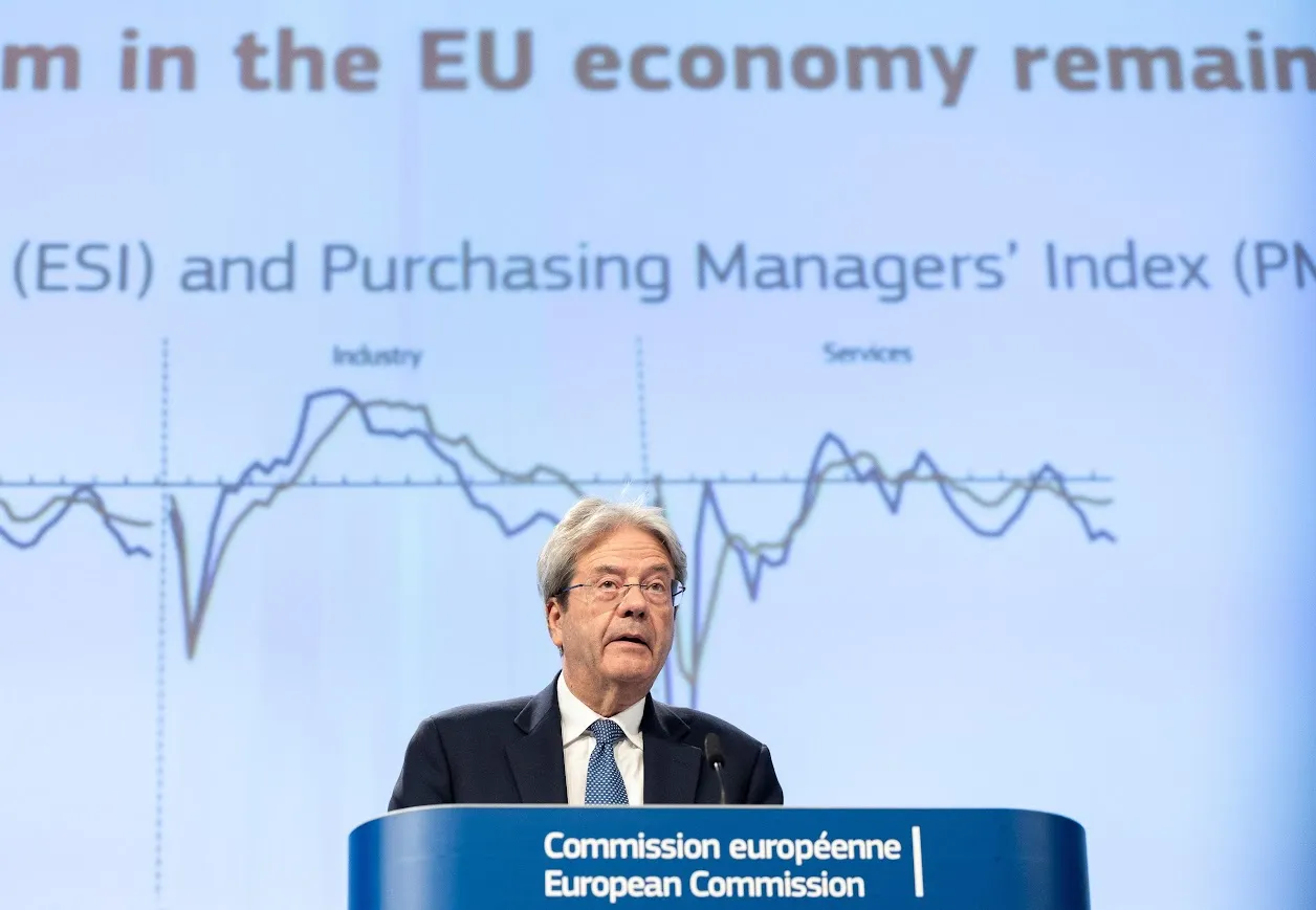 Previsioni d'autunno: crescita PIL in calo in UE e Italia